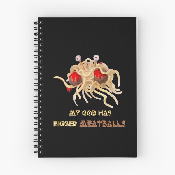 Item preview, Flying Spaghetti Monster - My God Has Bigger Meatballs designed and sold by sherwinc.