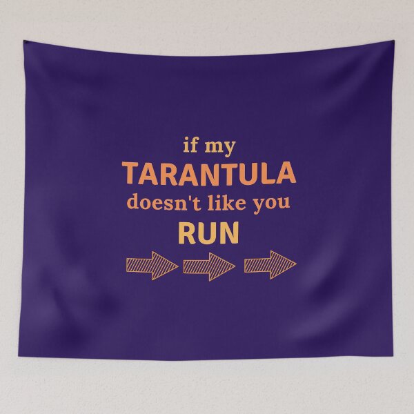 Item preview, Funny Pet Tarantula Orange Spider New Friends Quote designed and sold by luchik-and-co.