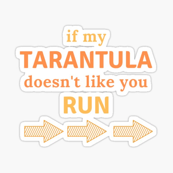 Item preview, Funny Pet Tarantula Orange Spider New Friends Quote designed and sold by luchik-and-co.