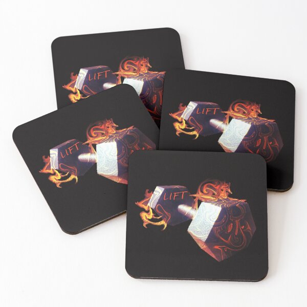 Item preview, Lift Dumbbell on Fire designed and sold by Kenen.