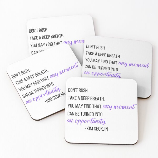 Item preview, Encouragement from Kim Seokjin designed and sold by bardnbangtan.