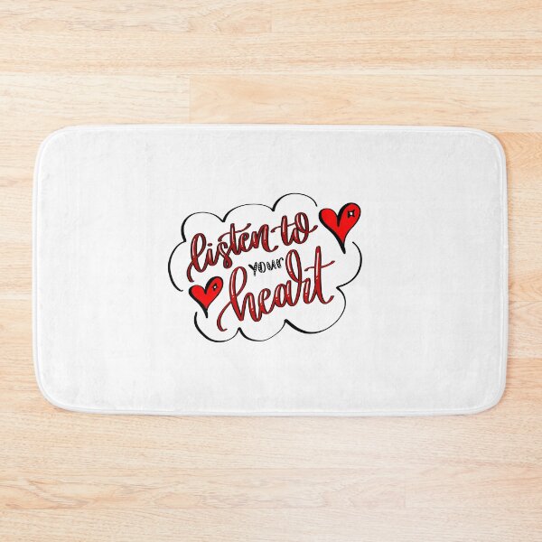 Item preview, Listen To Your Heart Sticker designed and sold by calligraphallee.