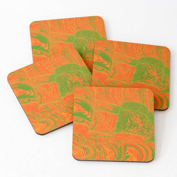 Item preview, Pumpkin & green waived by Iritof designed and sold by iritof.