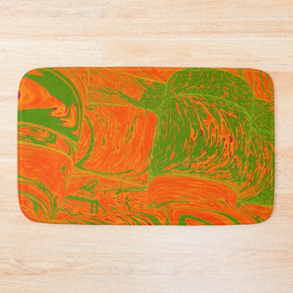 Item preview, Pumpkin & green waived by Iritof designed and sold by iritof.