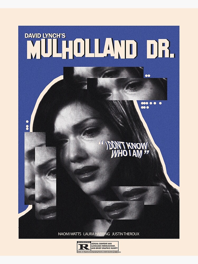 Discover Mulholland Drive Movie Poster Premium Matte Vertical Poster