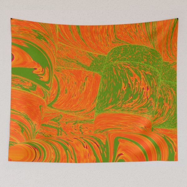 Item preview, Pumpkin & green waived by Iritof designed and sold by iritof.