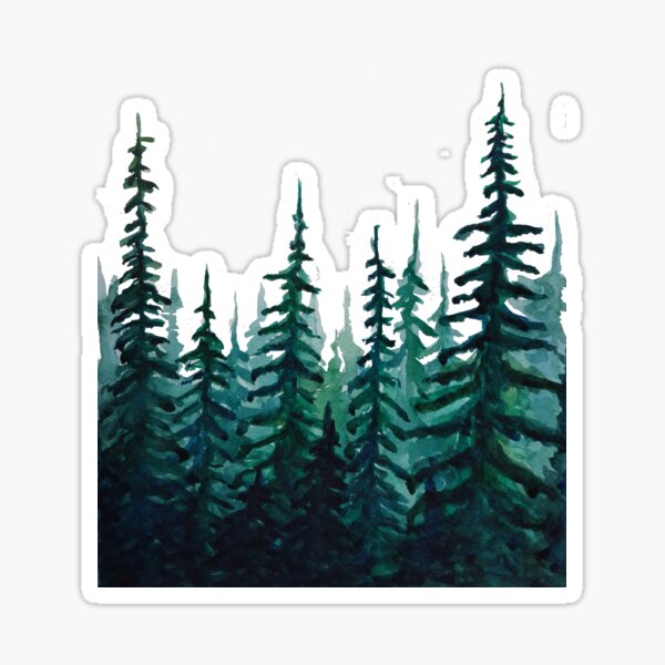 Item preview, Watercolor Forest designed and sold by LLLUID.