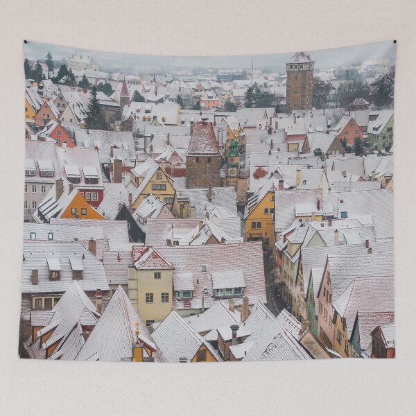 Item preview, Snowy Winter Village designed and sold by TheWanderful.