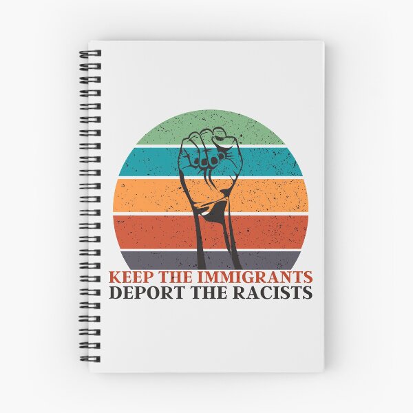 Item preview, Keep The Immigrants Deport The Racists | Retro Equality Sunset 2 designed and sold by KauzSL.