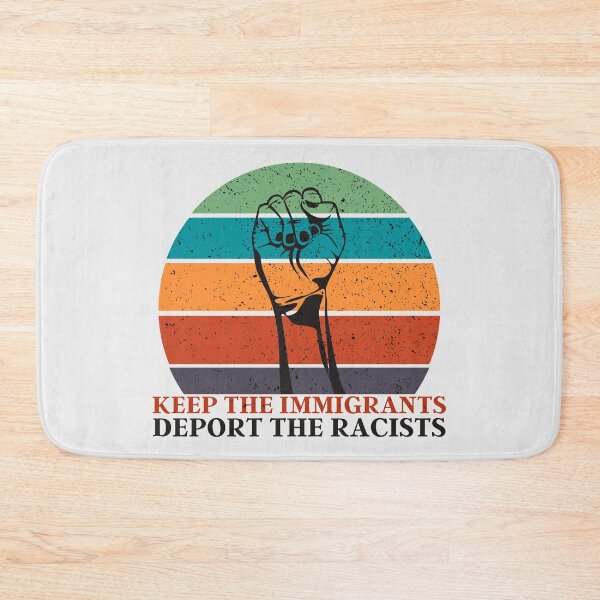 Item preview, Keep The Immigrants Deport The Racists | Retro Equality Sunset 2 designed and sold by KauzSL.