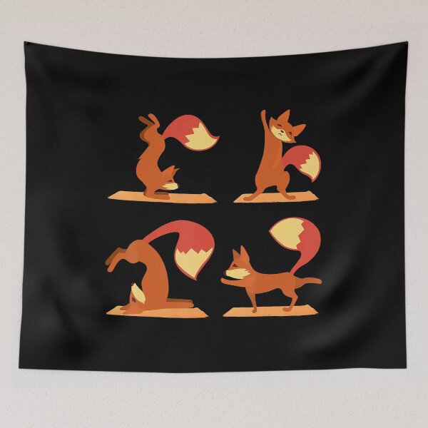 Item preview, Fox Yoga Funny Foxes Lover  designed and sold by MagicJohnson22.