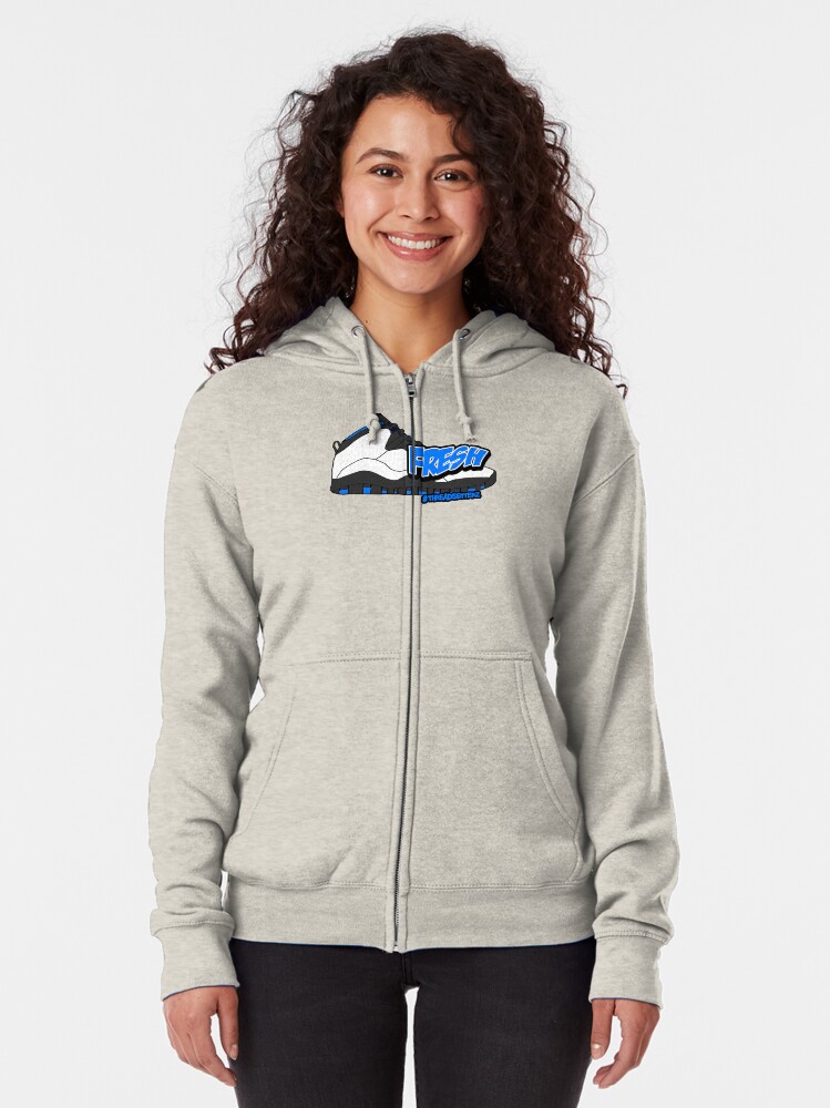 powder blue hoodie