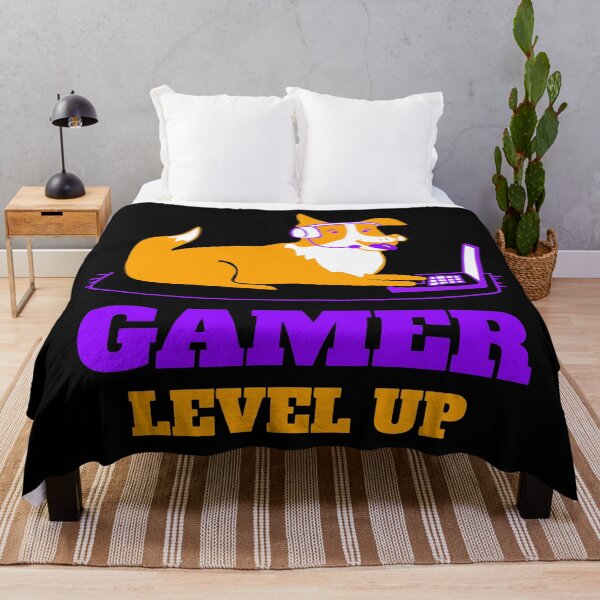 Item preview, Dog Playing Gamer - Level Up designed and sold by seesaw-clothing.