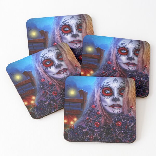 Item preview, Gorgeous Day Of The Dead Graphic Print designed and sold by Wildjourne.