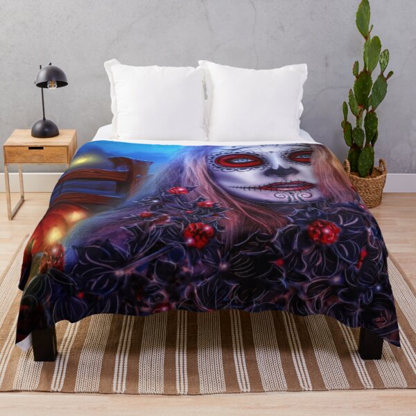 Item preview, Gorgeous Day Of The Dead Graphic Print designed and sold by Wildjourne.
