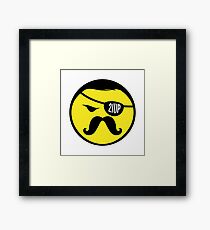 Mr Tash Poster. Framed Print