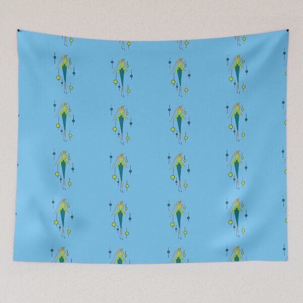 Item preview, Woman in Green & Blue  designed and sold by Norma Linda Ventura.
