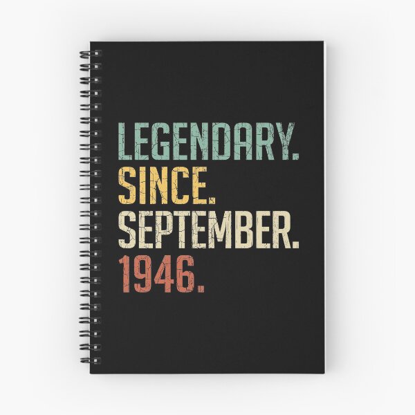 Item preview, Legendary Since September 1946 74th Birthday Gift 74 Years Old Vintage September 1946 designed and sold by Takatv.