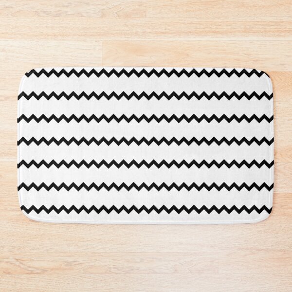 Item preview, Black and White Zigzag Pattern designed and sold by Poetic Patterns Studio.