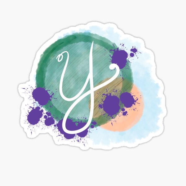 Item preview, Watercolor Monogram Y designed and sold by jessieartsdaily.