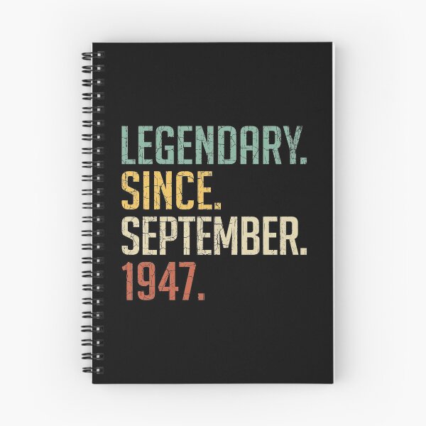 Item preview, Legendary Since September 1947 73rd Birthday Gift 73 Years Old Vintage September 1947 designed and sold by Takatv.