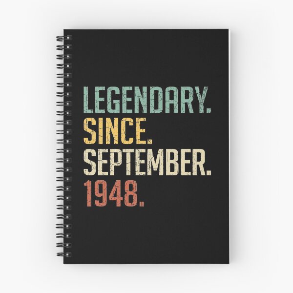 Item preview, Legendary Since September 1948 72nd Birthday Gift 72 Years Old Vintage September 1948 designed and sold by Takatv.