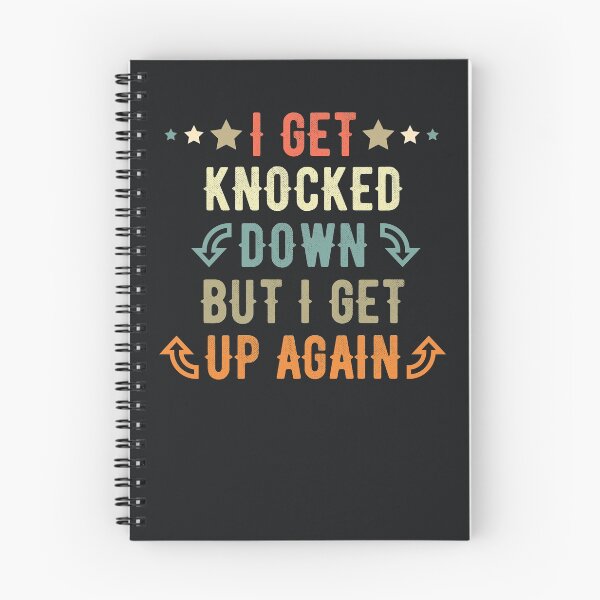 Item preview, I Get Knocked Down, I Get Up Again - Retro designed and sold by Bubble Co Clothing and Accessories.