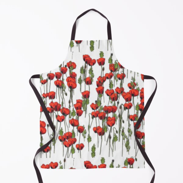 Artikelvorschau, Rote Mohnblumen entworfen und verkauft von Honey Myrtle Studio.