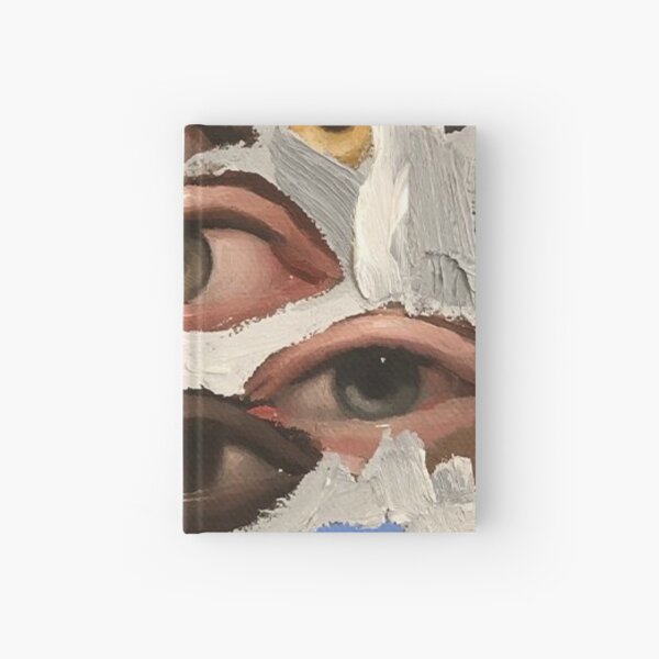 aesthetic vintage eye painting design Hardcover Journal