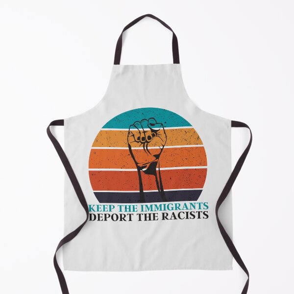 Item preview, Keep The Immigrants Deport The Racists | Retro Equality Sunset 5 designed and sold by KauzSL.