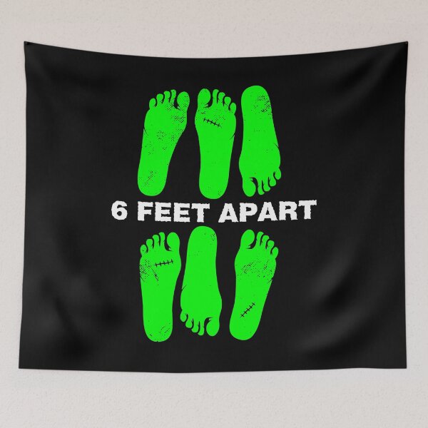 Item preview, 6 Feet Apart Social Distancing 2020 Zombie Halloween designed and sold by d247.