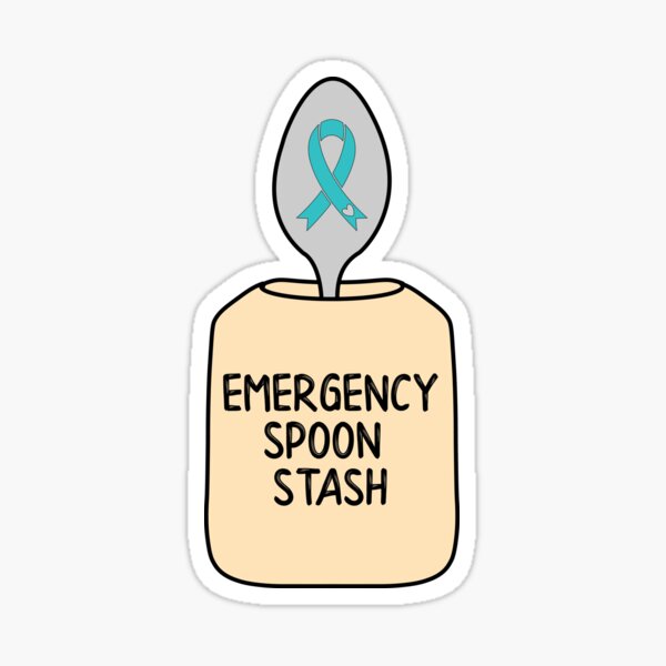 Emotional Support Fries Sticker Gift for POTS, Spoon Theory, Dysautonomia,  Chronic Illness, , Mental Health Awareness, Neurodiverse, EDS 