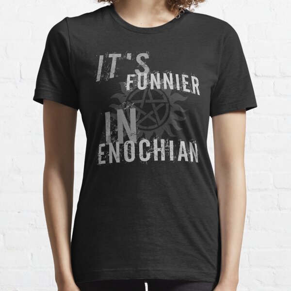 Item preview, Supernatural Castiel Quote T-Shirt designed and sold by thepixelgarden.