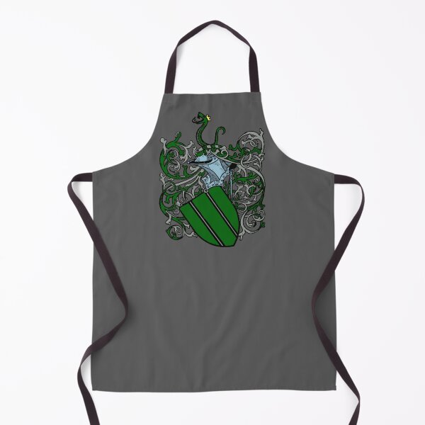 Item preview, Cunning and Ambitious Green and Silver Medieval House Crest featuring a Serpent designed and sold by themewbert.