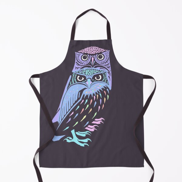Item preview, Mosaic Owl Wood Cut Graphic, Pastel Owls designed and sold by CampingCritters.