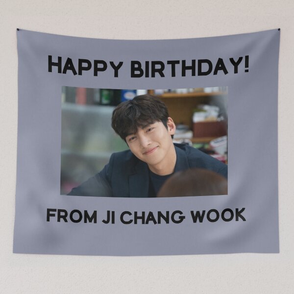 Item preview, Happy Birthday From Ji Chang Wook  designed and sold by kpopkdramamerch.