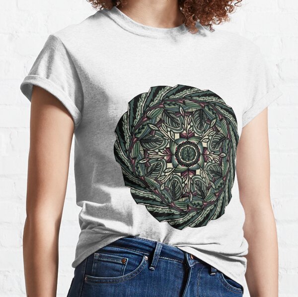 House Plants Mandala Classic T-Shirt