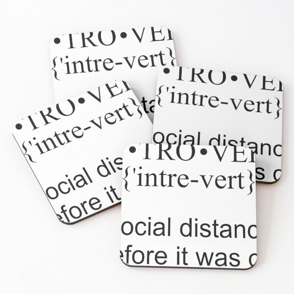 Item preview, Introvert Social Distancing Before It Was Cool designed and sold by WolfGraphics.