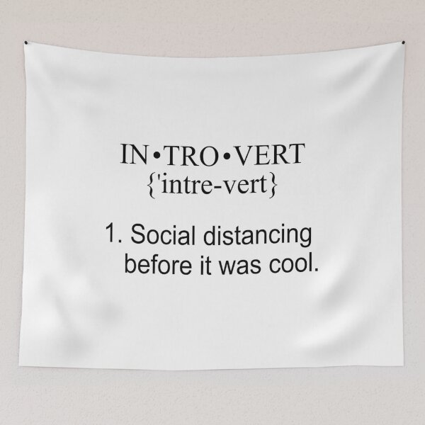 Item preview, Introvert Social Distancing Before It Was Cool designed and sold by WolfGraphics.