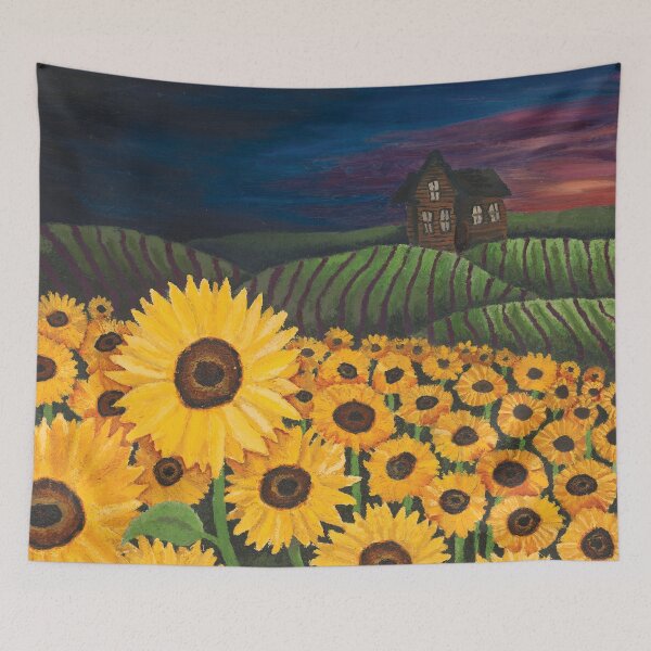 Item preview, Sunflower Fields & Lavender Hills  designed and sold by Tian Van Heerden.
