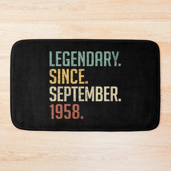 Item preview, Legendary Since September 1958 62nd Birthday Gift 62 Years Old Vintage September 1958 designed and sold by Takatv.