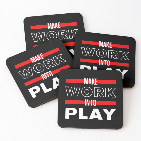 Item preview, Make Work Into Play designed and sold by Syahrasi.
