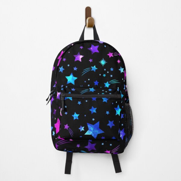 Item preview, Aesthetic Stars Blue Purple Pink Meteor Shower Asteroids Space Pattern designed and sold by Spaceshipsells.