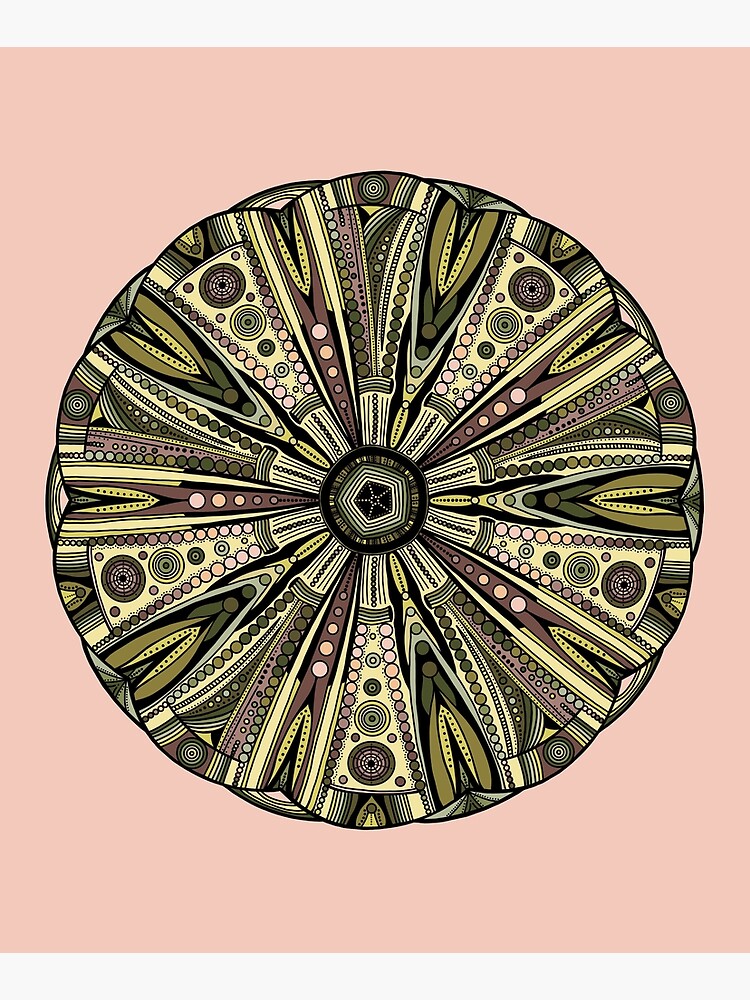 Seaside Urchin Mandala by akayeart