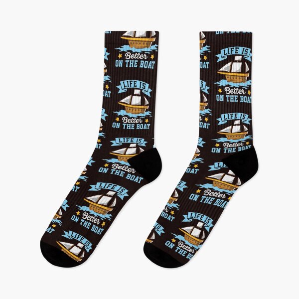 Item preview, LIFE IS BETTER ON THE BOAT designed and sold by OliDesigns.