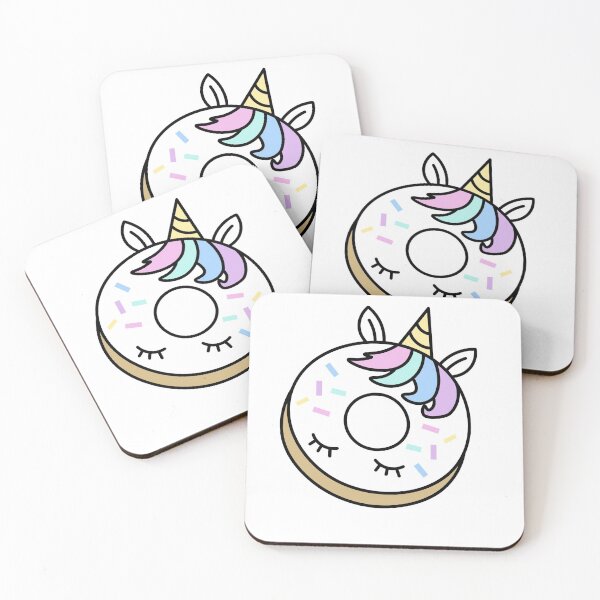 Item preview, Cute Unicorn Donut with Kawaii Sprinkles  designed and sold by mariekawaii.