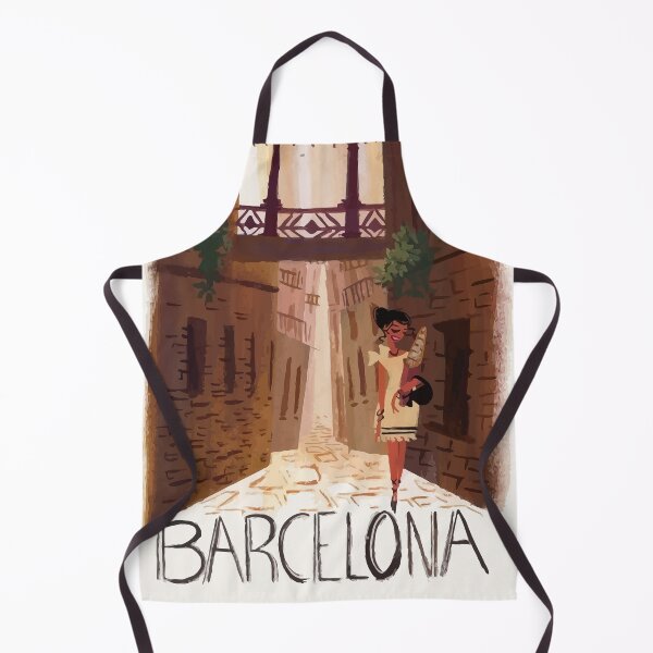 Item preview, Barcelona Spain Travel by Bowe designed and sold by digitalvintage.