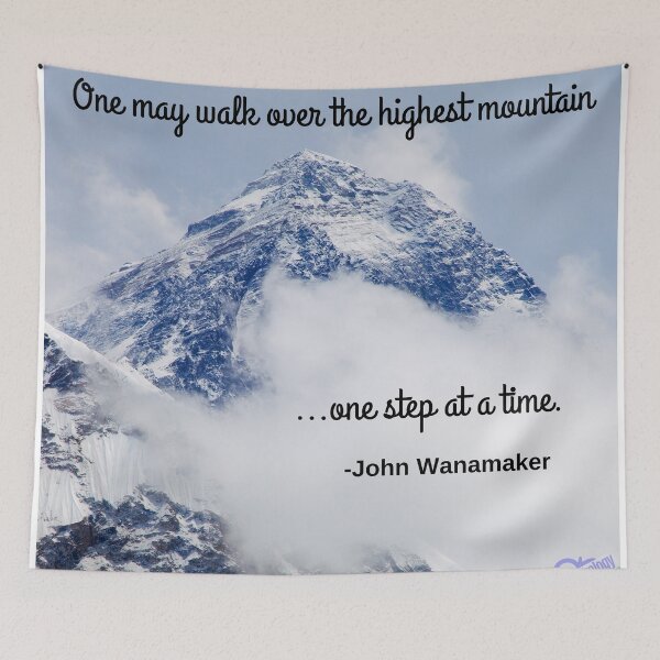Item preview, One may walk over the highest mountain designed and sold by Caregiverology.