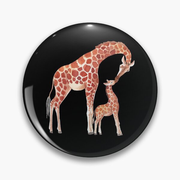 Item preview, Cute Awesome Giraffe Mother And Baby Calf designed and sold by ManishDayal.