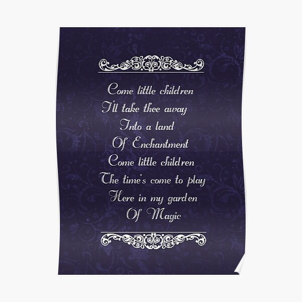 "Sarah Sanderson's Song" Poster